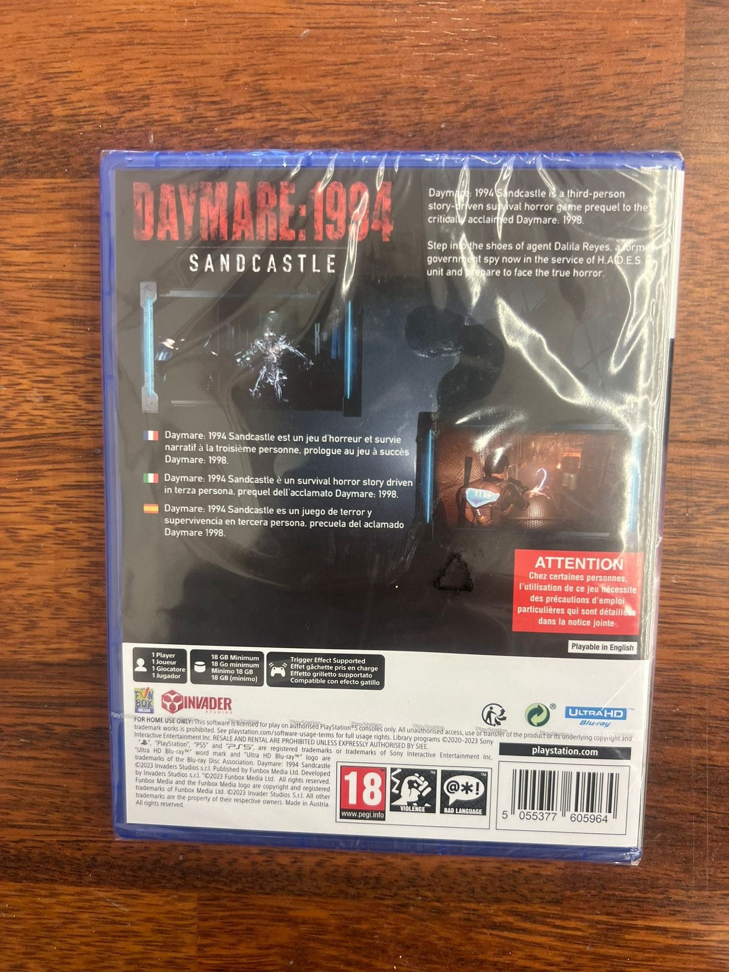 Daymare 1994 Sandcastle PS5 FR/IT/ES Daymare 1994 Sandcastle PS5 FR/IT/ES